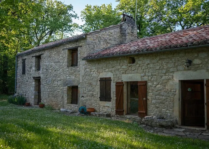 Nyaraló Magnifique Longere En Pierre Du Lot Piscine Privee *